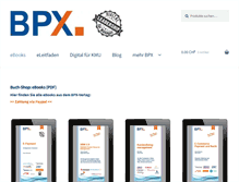 Tablet Screenshot of bpx.ch
